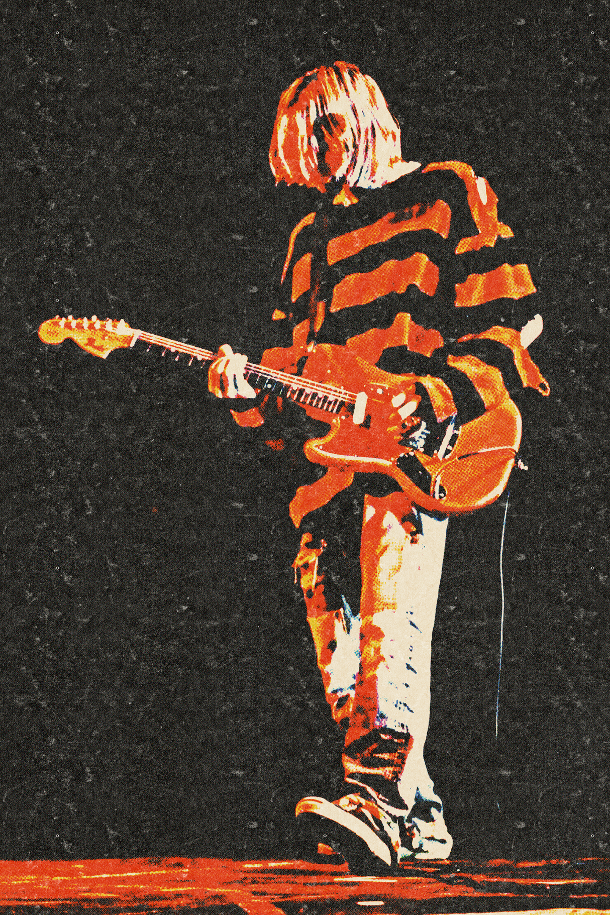 Kurt Cobain 'Kuitar' Poster