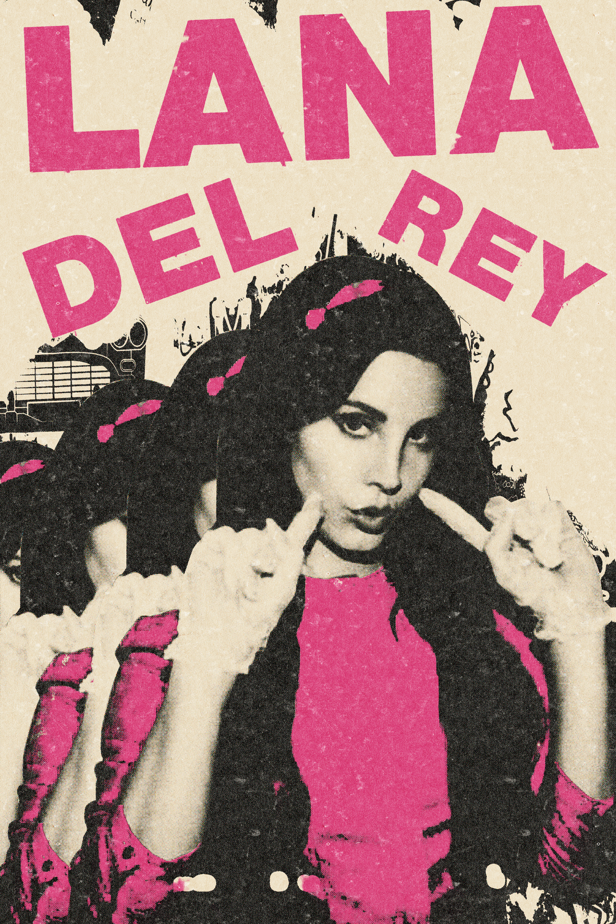 Lana Del Rey 'Hot Pink' Poster