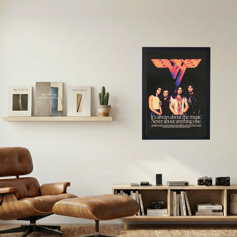 Van Halen 'Always About The Music' Poster - Mockup 1