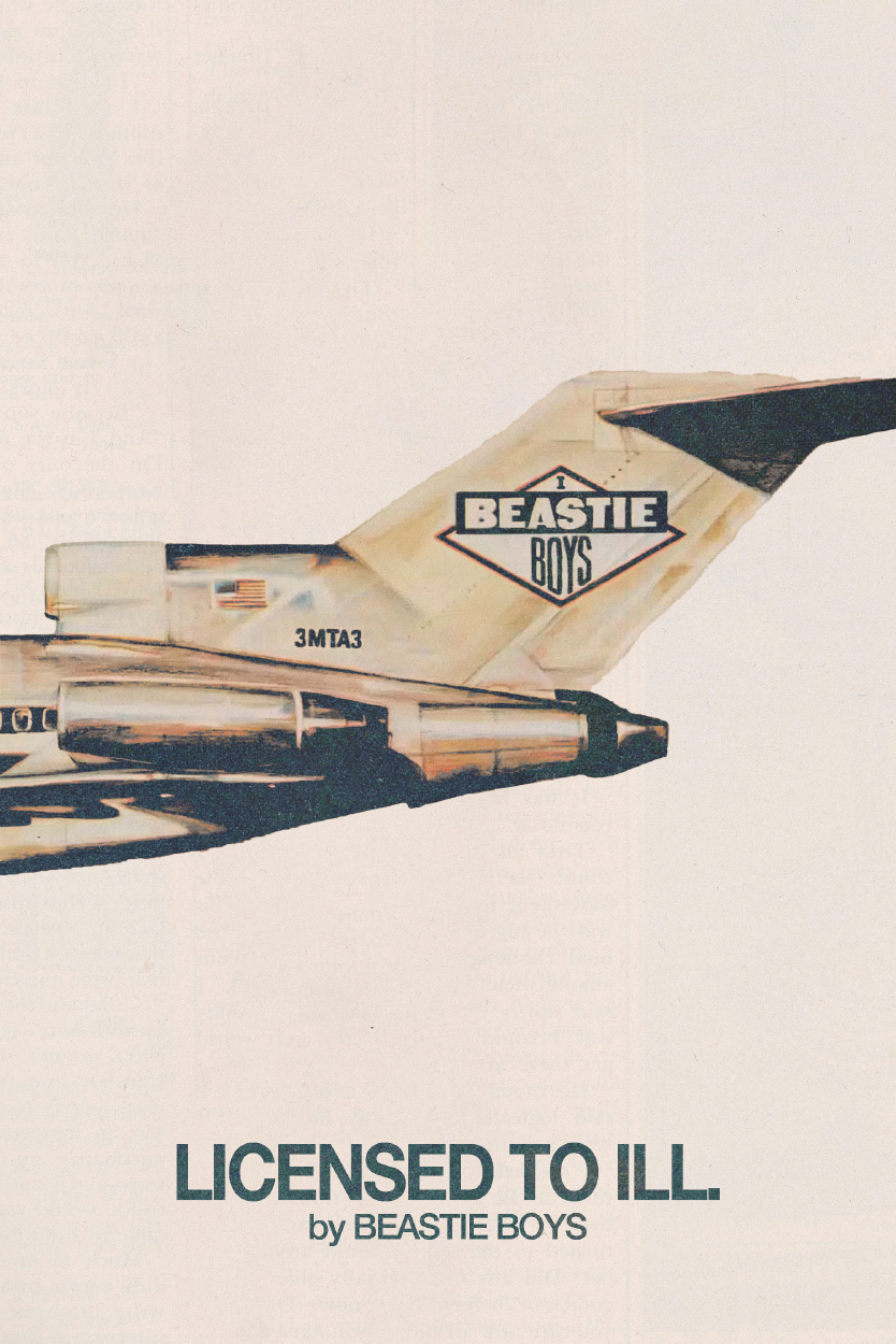Beastie Boys 'Licensed To Ill' Poster