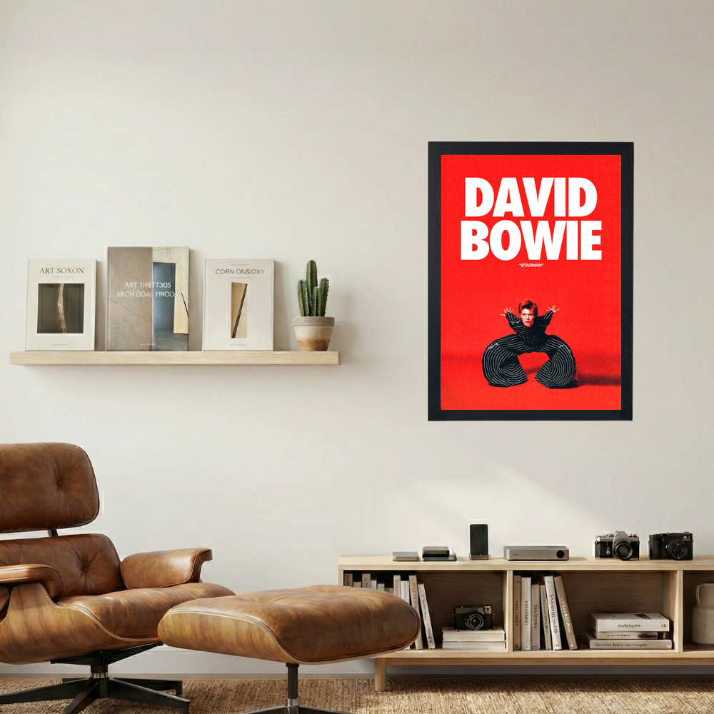 David Bowie 'Starman' Poster - Mockup 1