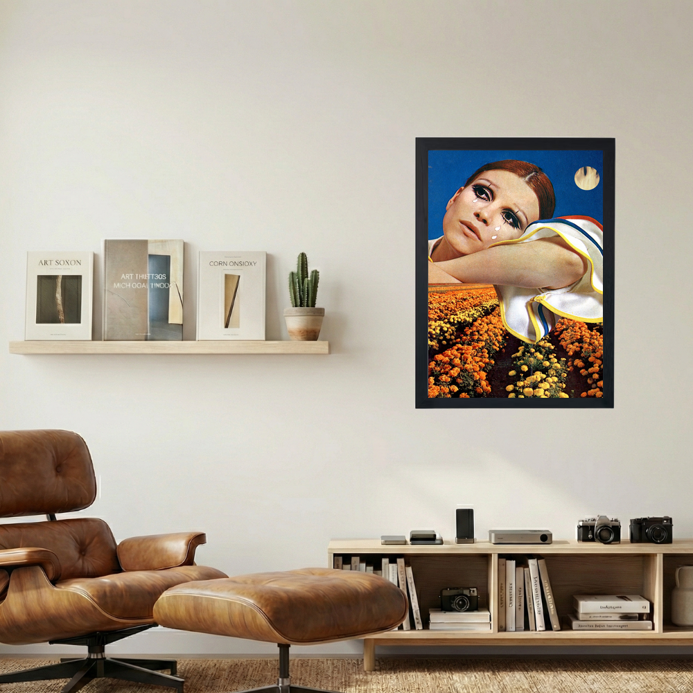 Tear Watered Fields' Collage Poster - Mockup 1