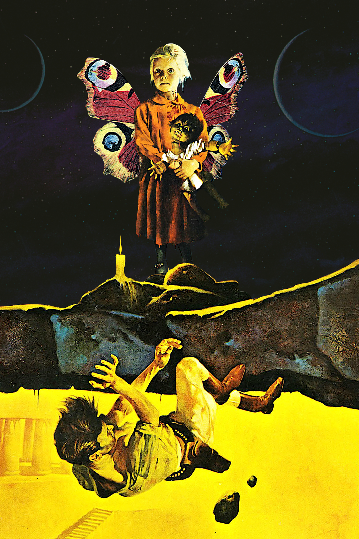 Demon Child' Collage Poster