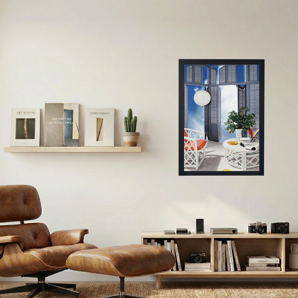 Skyroom' Collage Poster - Mockup 1