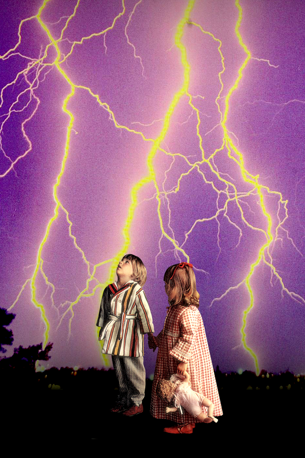 Lightning Show' Collage Poster