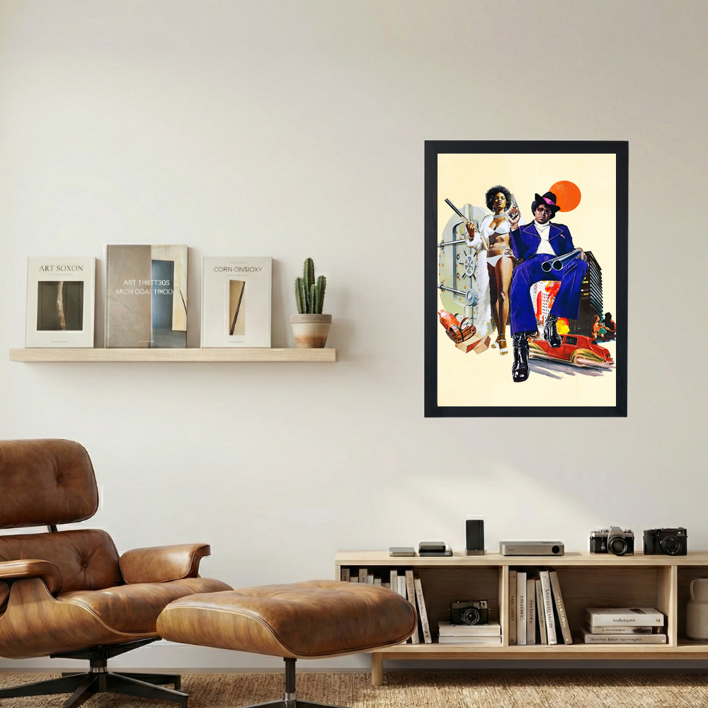 Badass' Collage Poster - Mockup 1