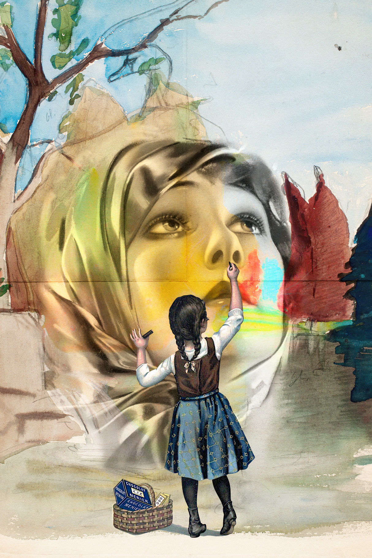 Mural' Collage Poster