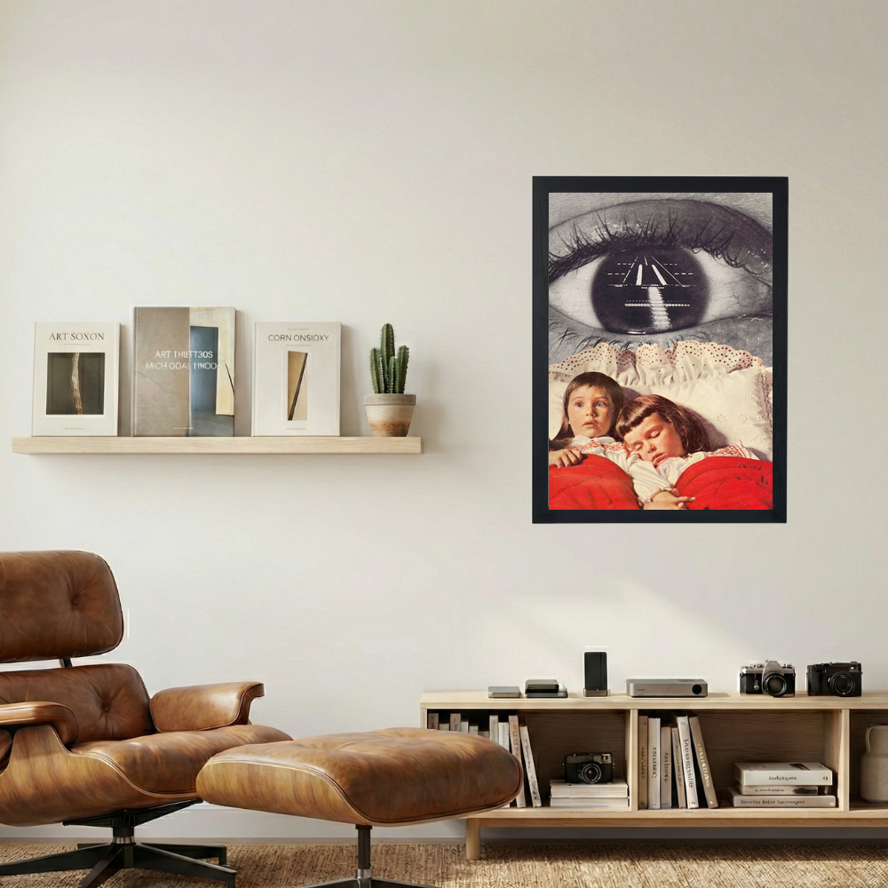 Nightmare' Collage Poster - Mockup 1