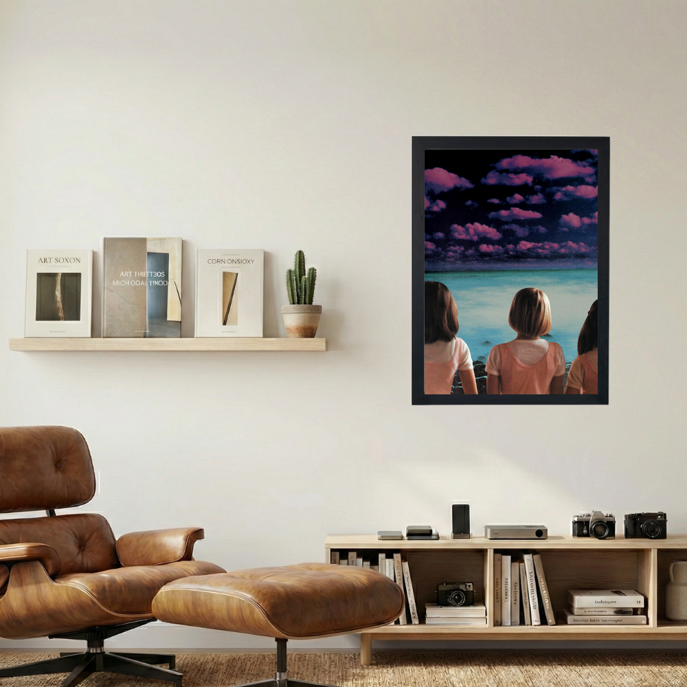 Sky View' Collage Poster - Mockup 1