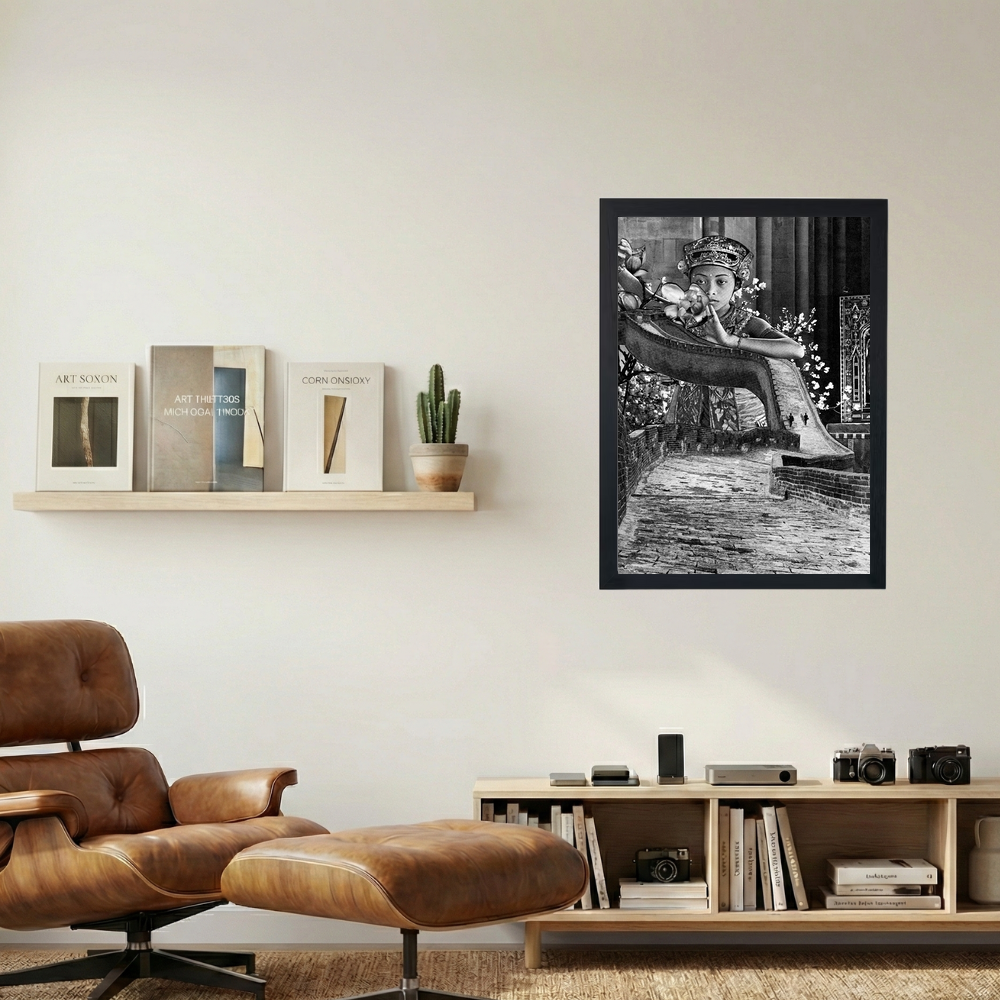 You May Not' Collage Poster - Mockup 1