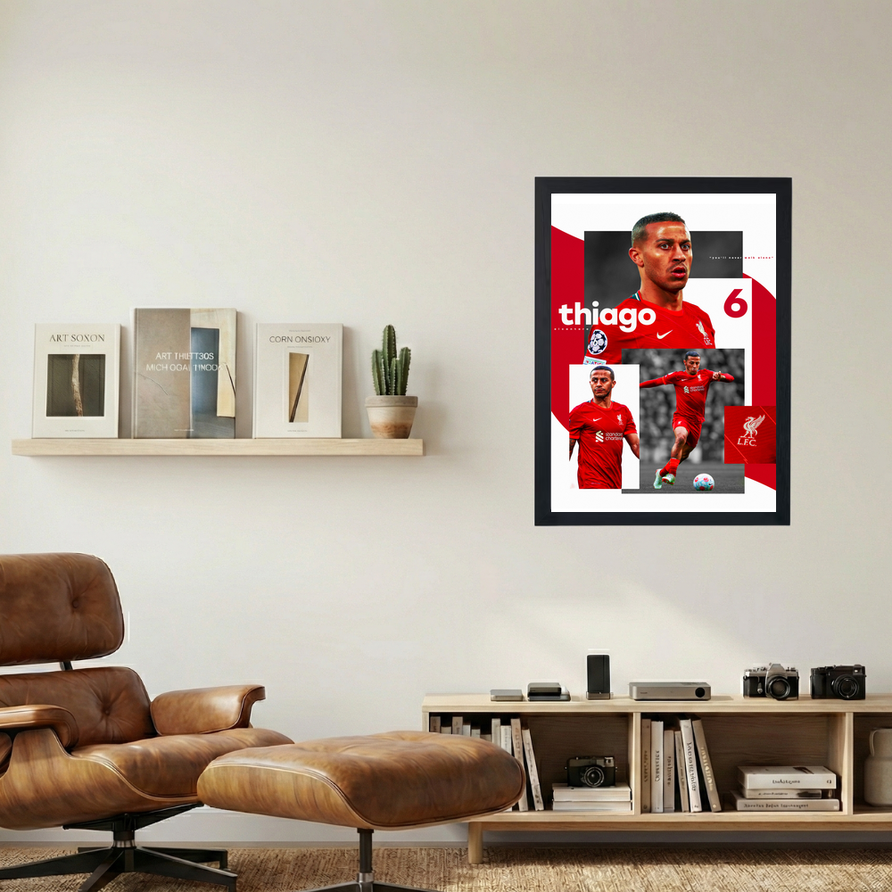 Thiago Alcantara 'YNWA' Poster - Mockup 1
