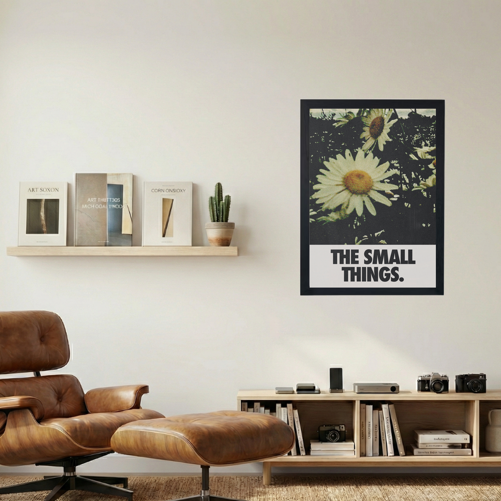 The Small Things.' Poster - Mockup 1