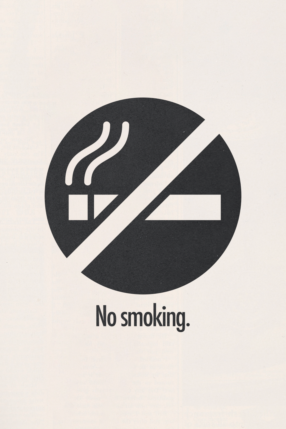 No Smoking Poster