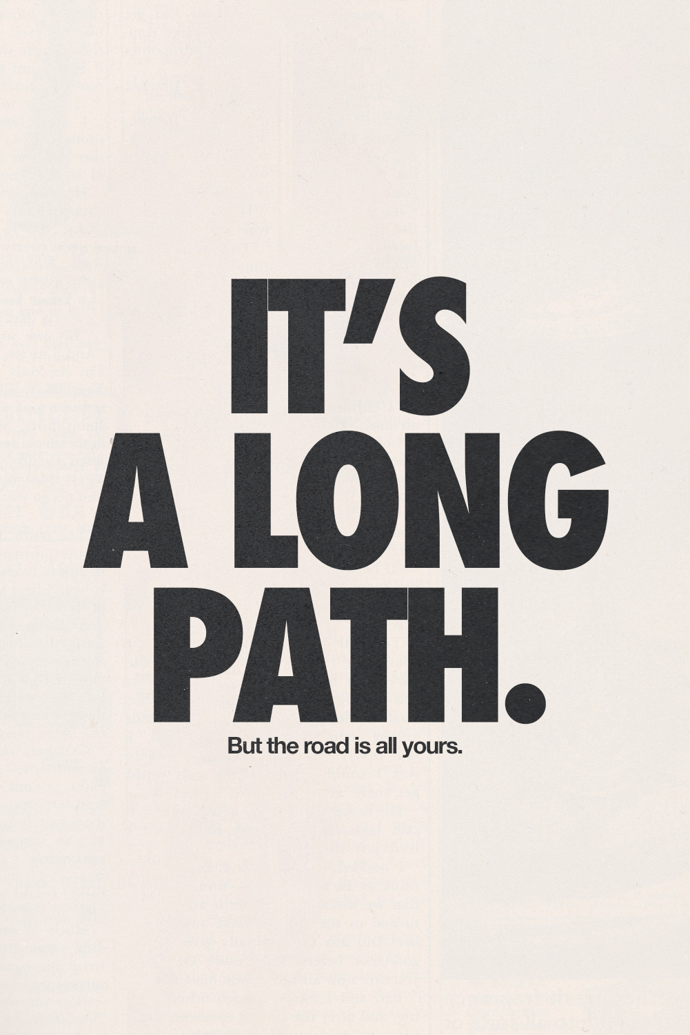Long Path' Poster