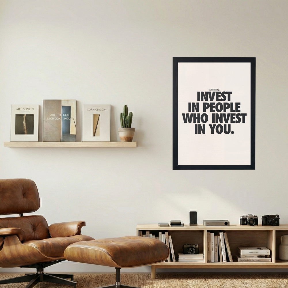 Business Tip.' Poster - Mockup 1