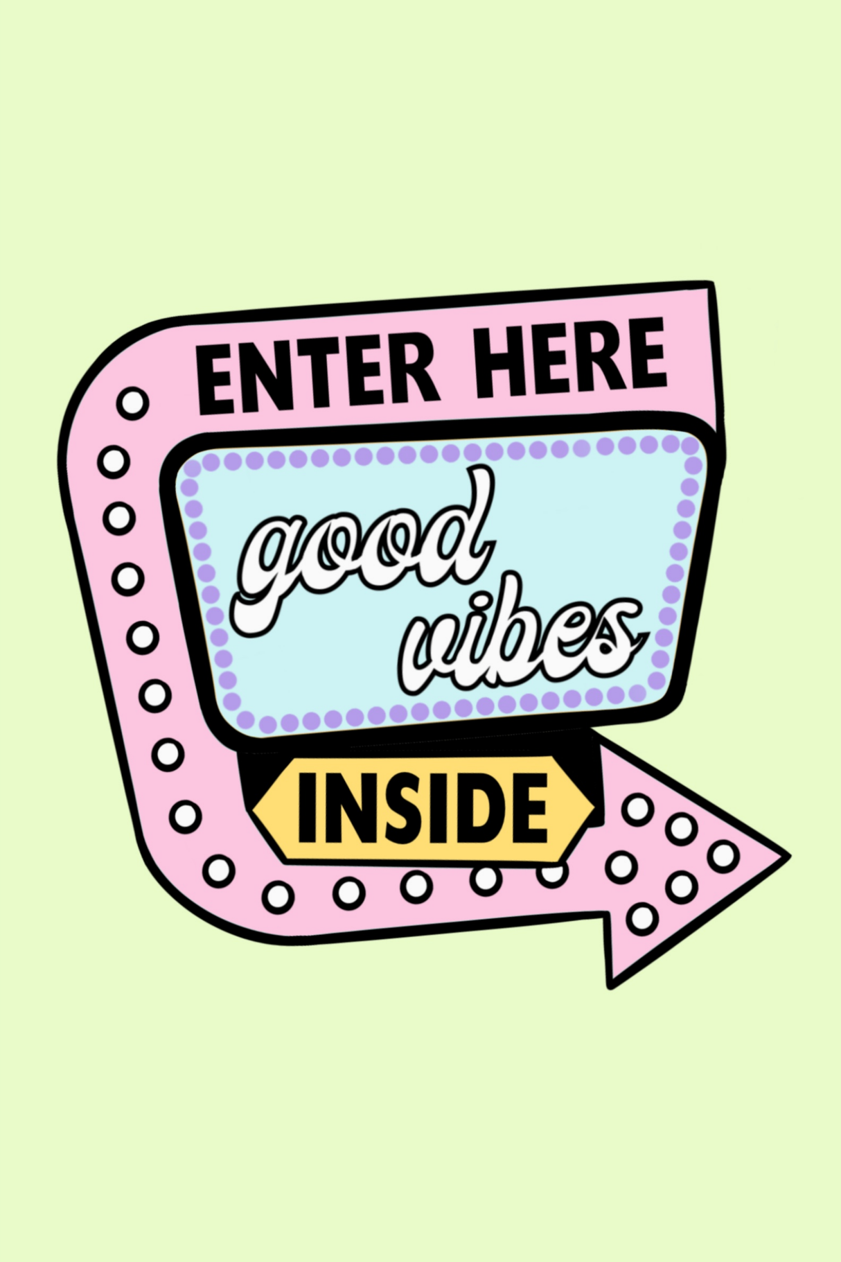 Good Vibes Inside' Poster