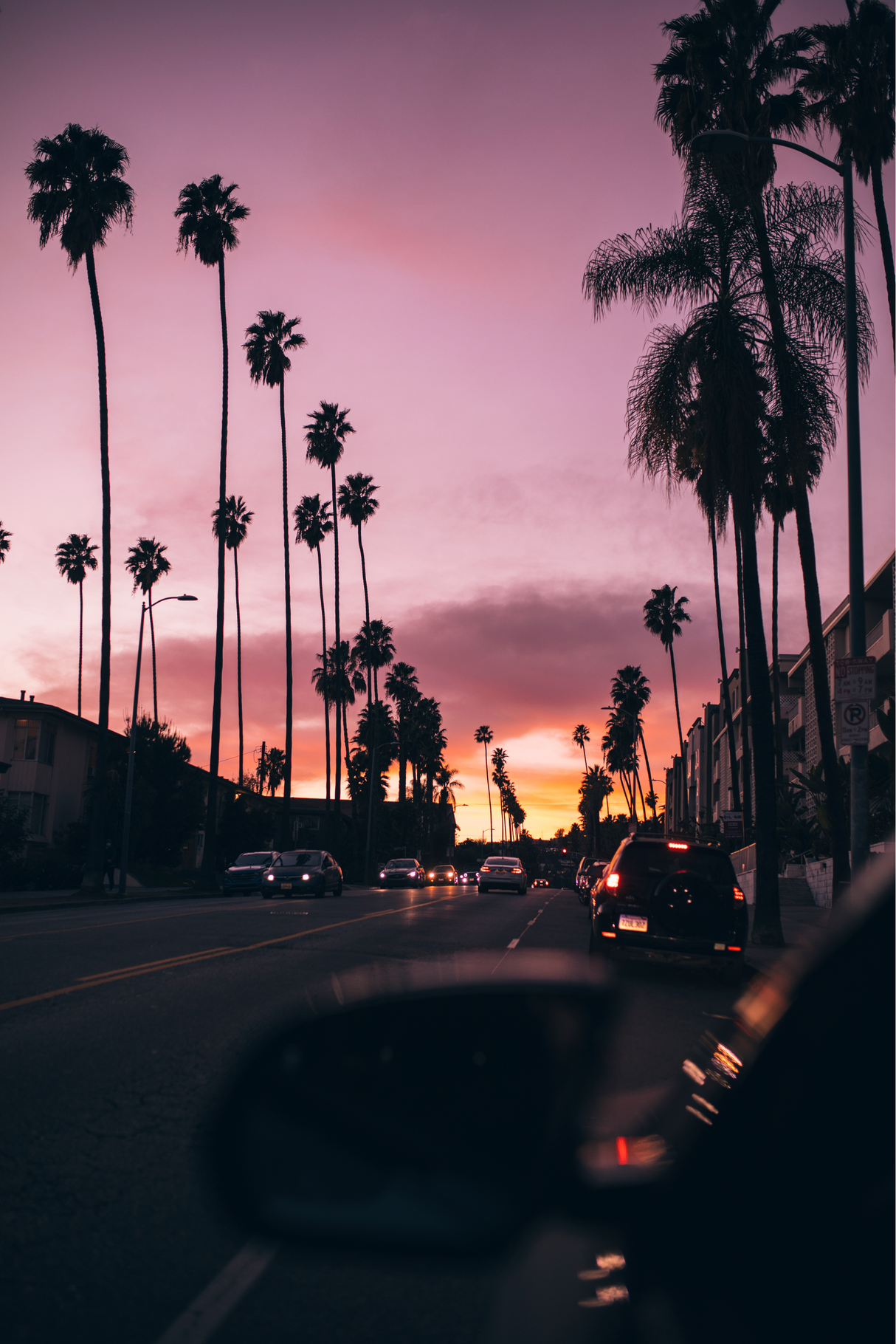 Pink Skies California' Poster