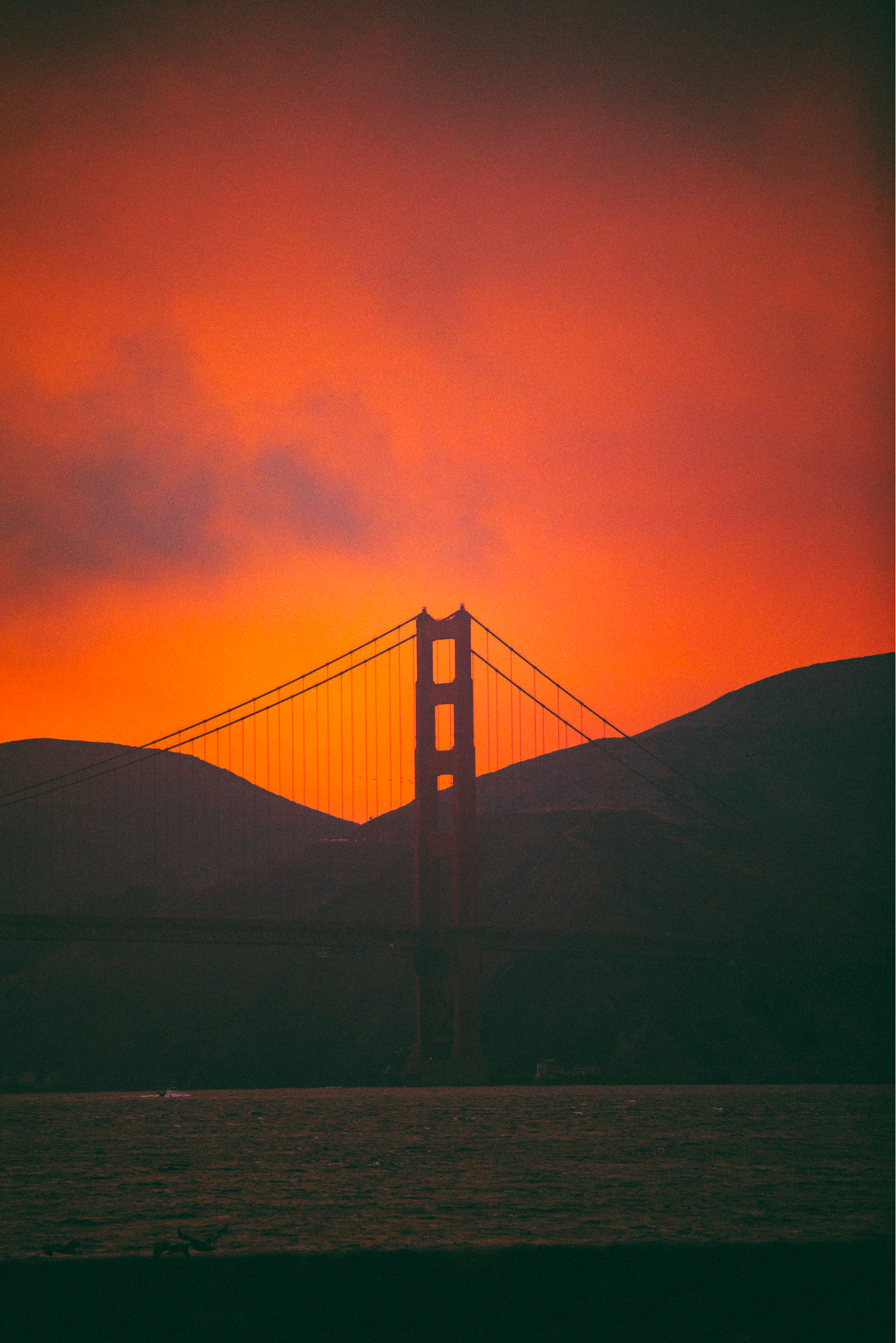 Golden Gate Bridge 'Dusk' Poster