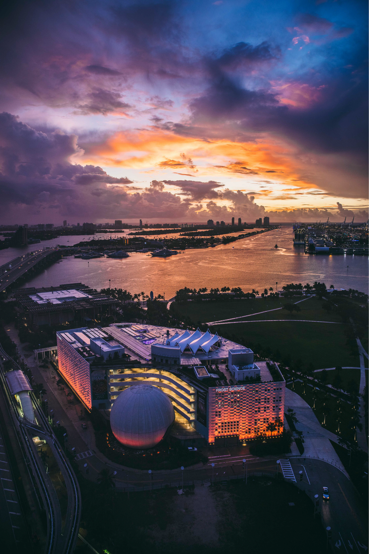 Miami 'Biscayne Bay Sunsets' Poster