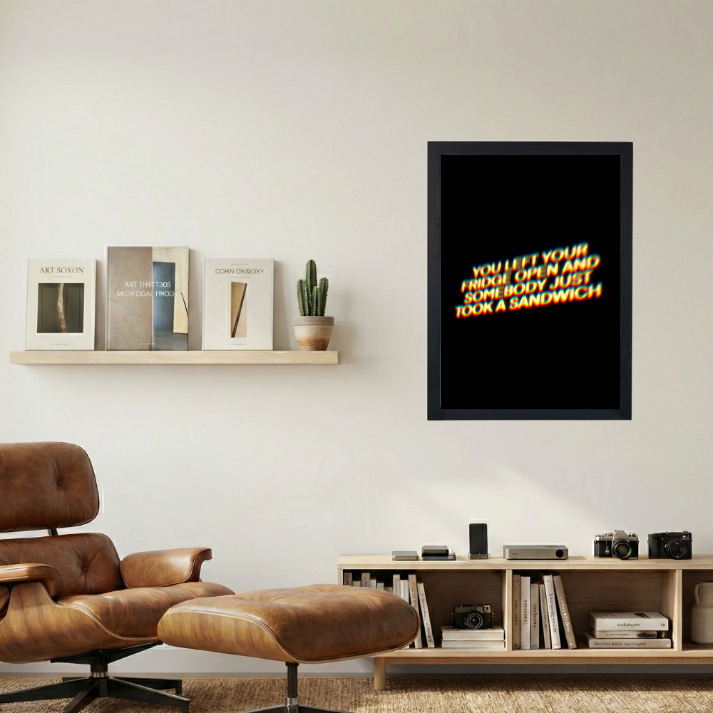 Kanye West 'Fridge' Poster - Mockup 1