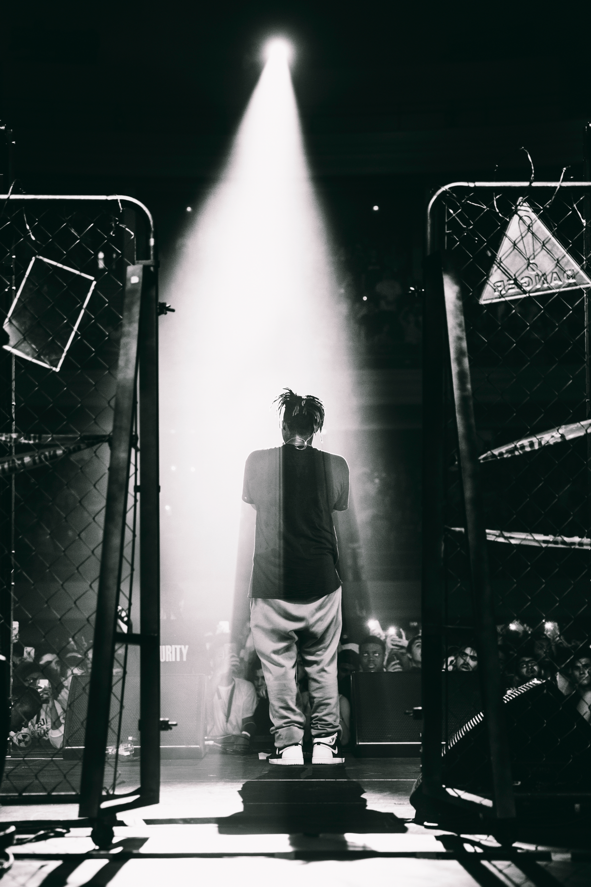 Juice WRLD 'Spotlight' B&W Poster