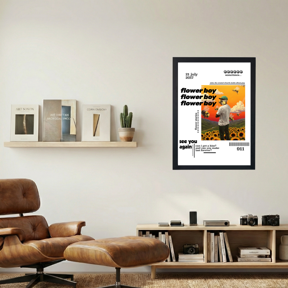 Tyler, The Creator 'Flower Stories' Poster - Mockup 1