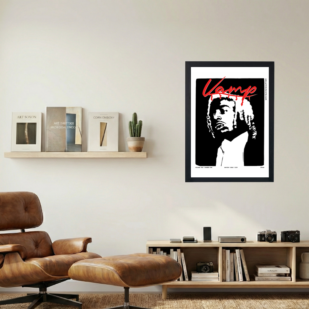 Playboi Carti 'Whole Lotta Vamp' Poster - Mockup 1
