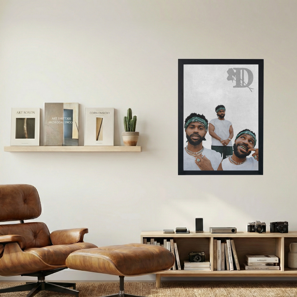 Big Sean 'Wolves' Poster - Mockup 1