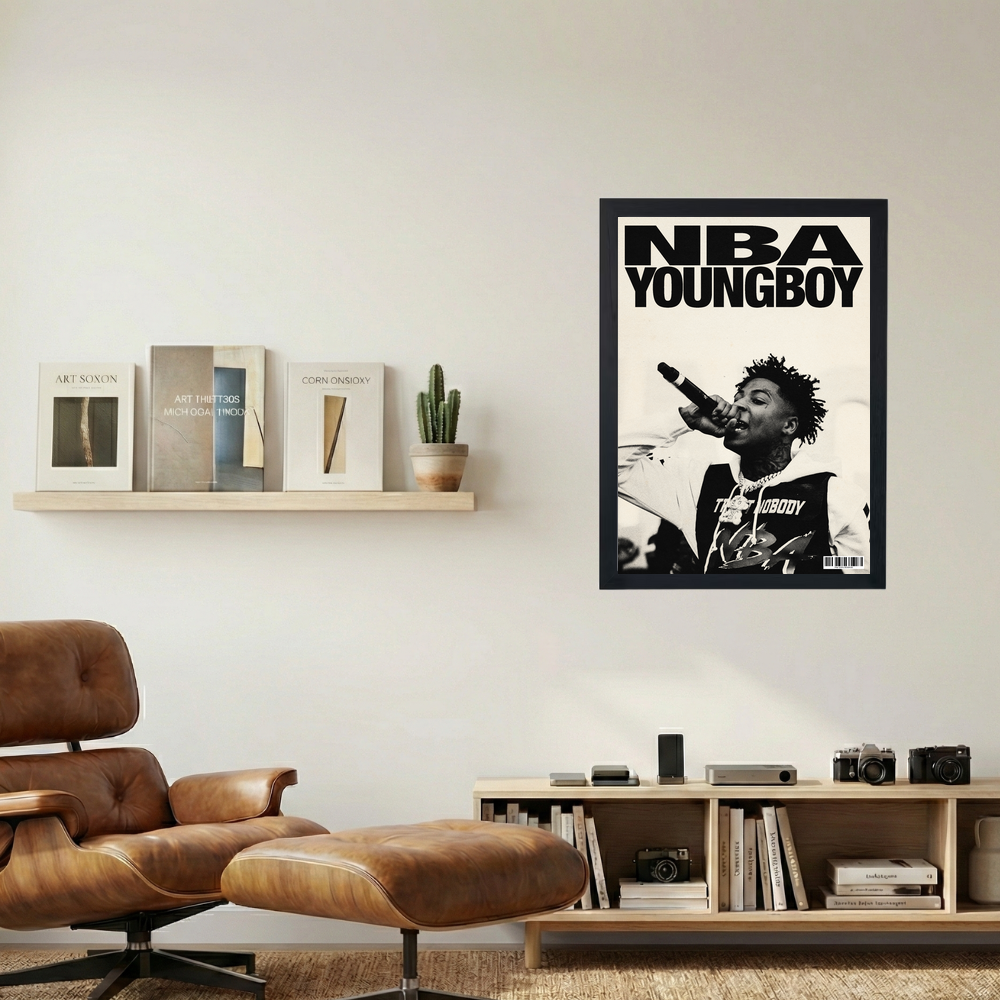 NBA Youngboy 'Mic Controlla' Poster - Mockup 1