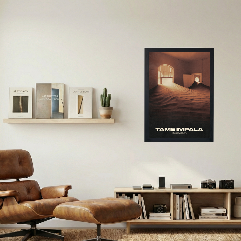 Tame Impala 'The Slow Rush' Poster V3 - Mockup 1
