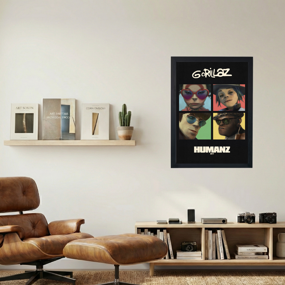 Gorillaz 'Humanz' Poster - Mockup 1