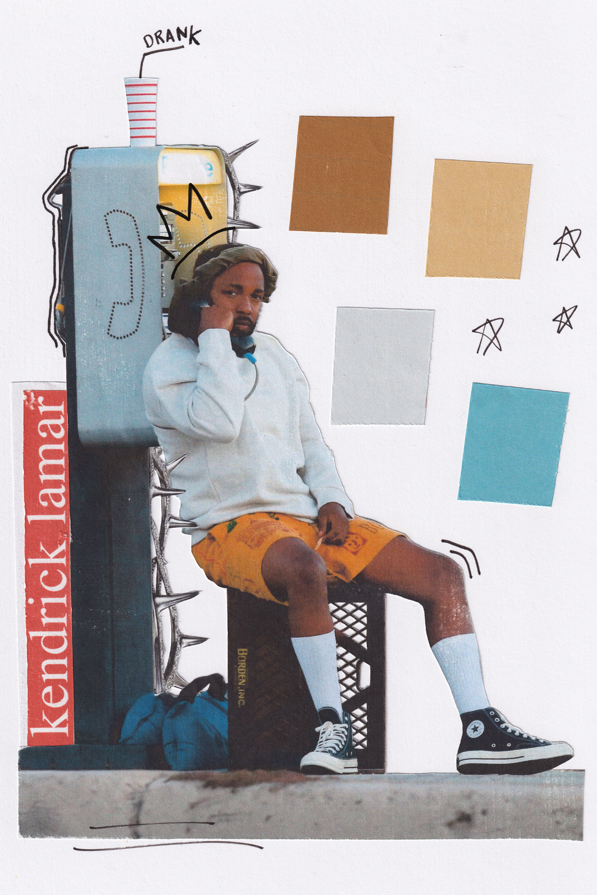 Kendrick Lamar 'Payphone' Scrapbook Poster