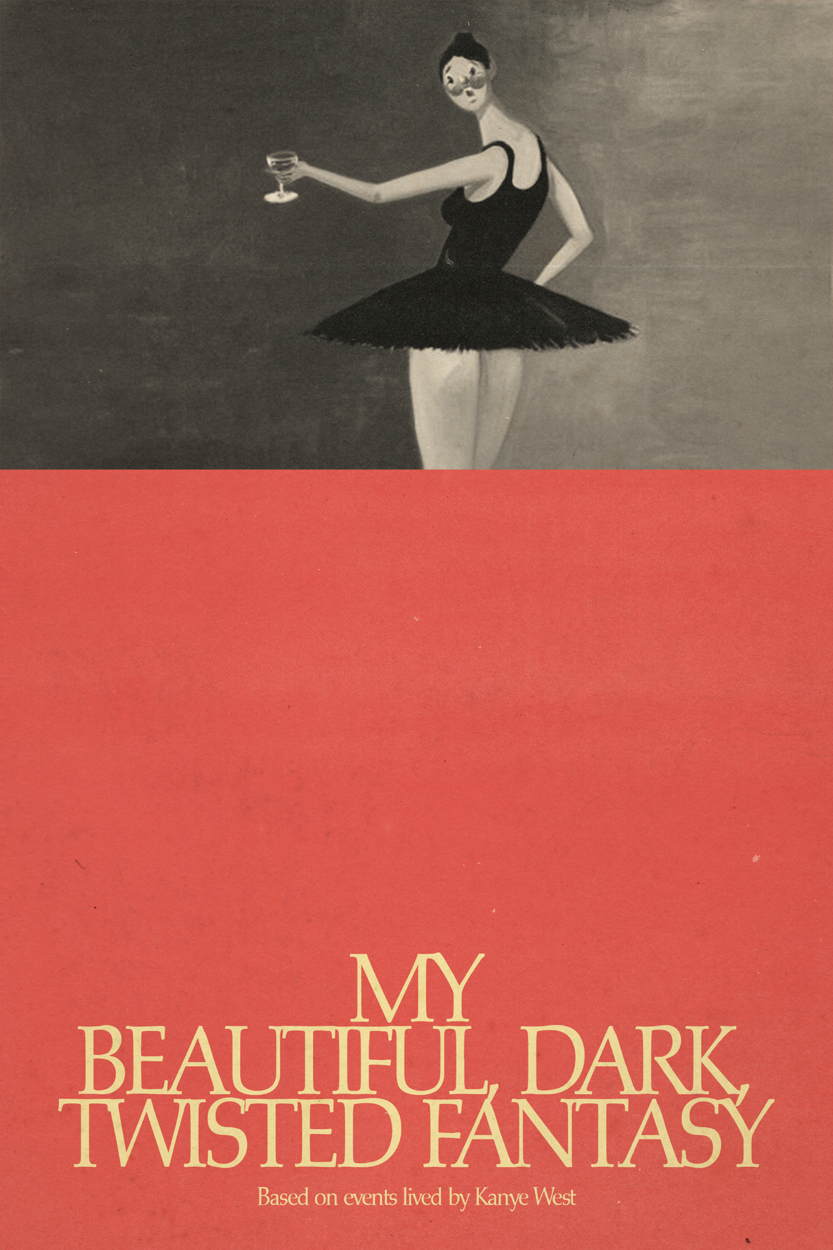 Kanye West 'MBDTF: Lived By Ye' Poster - Mockup 1