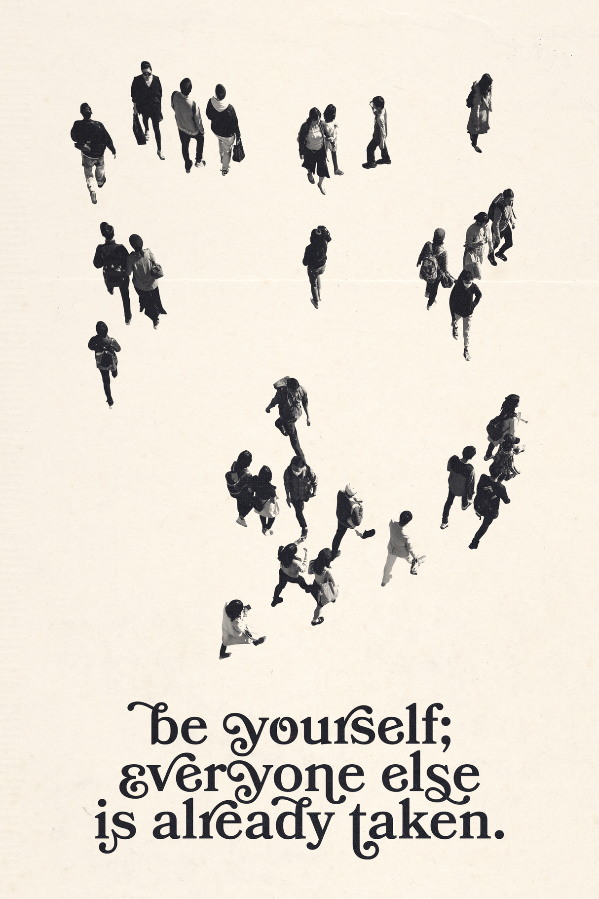 Be Yourself' Poster - Mockup 1