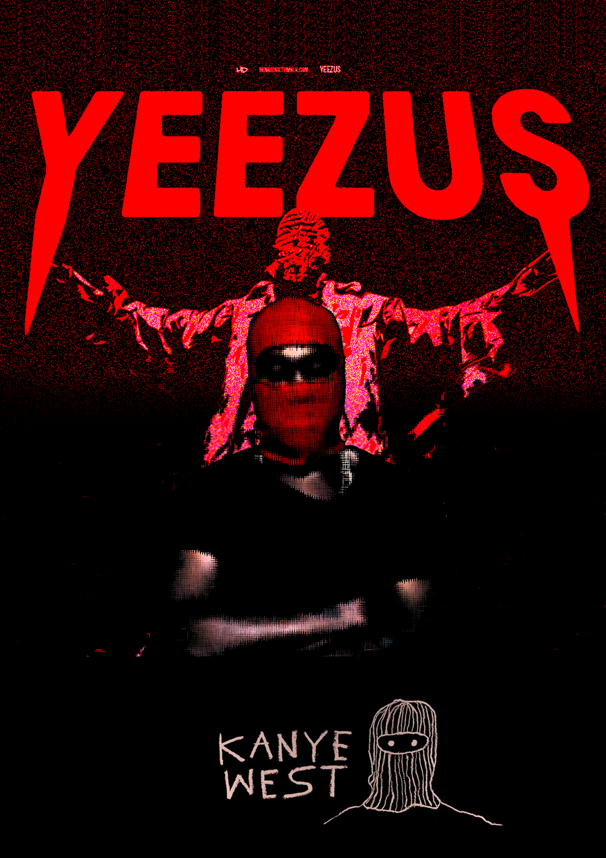 Kanye West 'Masked Yeezus' Poster