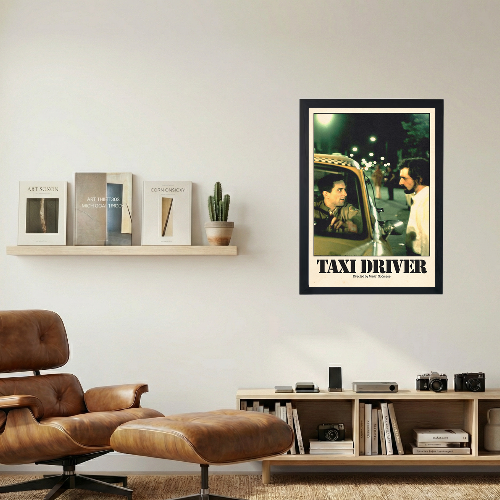 Taxi Driver Poster V3 - Mockup 1