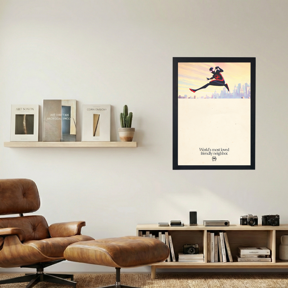 Spiderman x Miles Morales 'Friendly Neighbor' Poster - Mockup 1