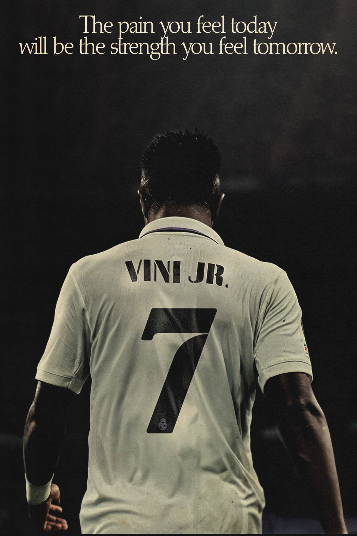Vinicius Jr 'Pain' Poster - Mockup 1
