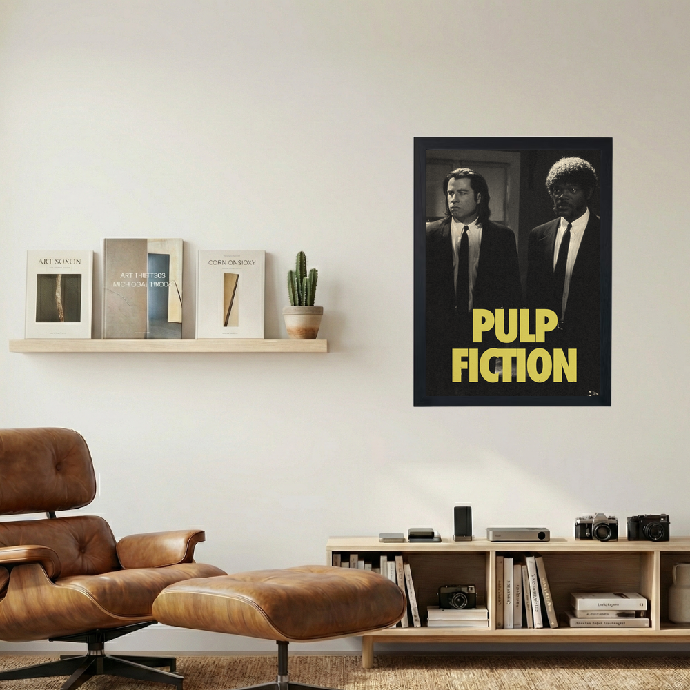 Pulp Fiction Poster - Mockup 1