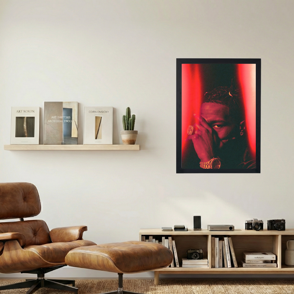 Lil Baby 'For 4PF' Poster - Mockup 1