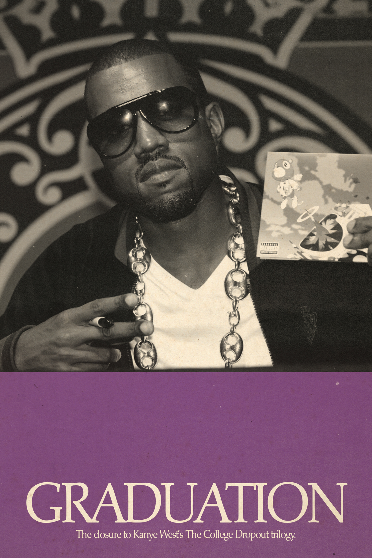 Kanye West 'Graduation Signed' Poster - Mockup 1