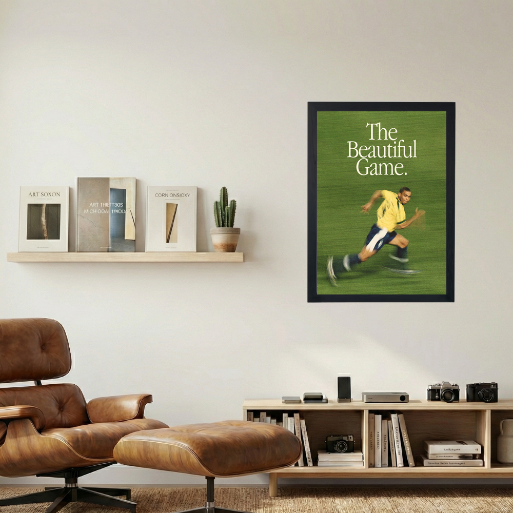 Ronaldo 'Beautiful Game' Poster - Mockup 1