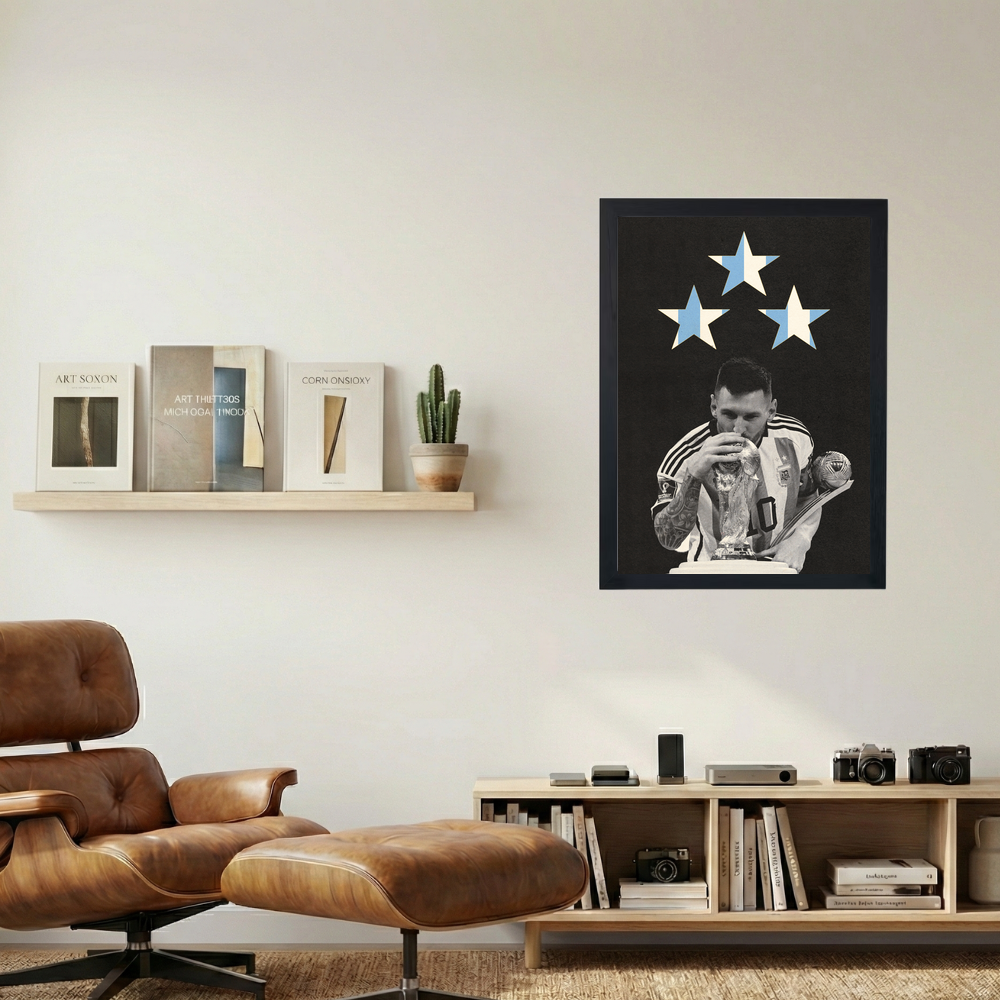 Messi 'Champ' Poster - Mockup 1