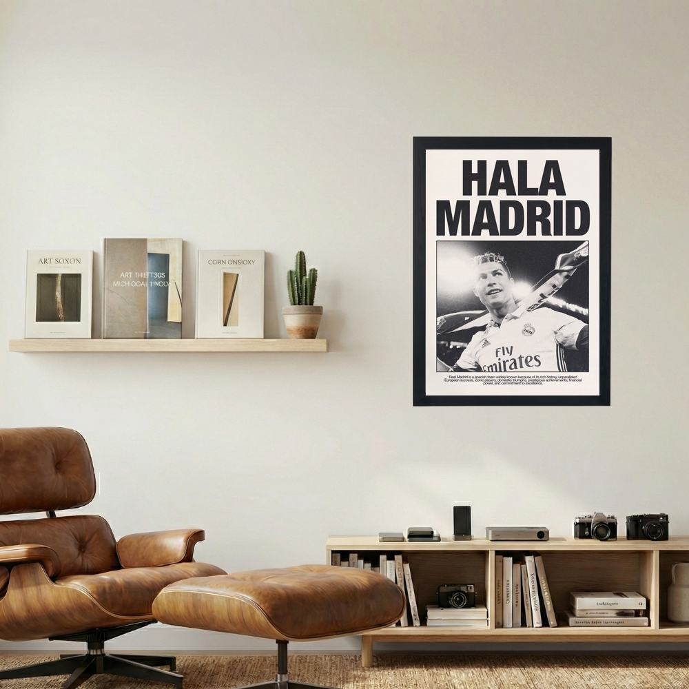 Hala Madrid x Cristiano Poster - Mockup 1