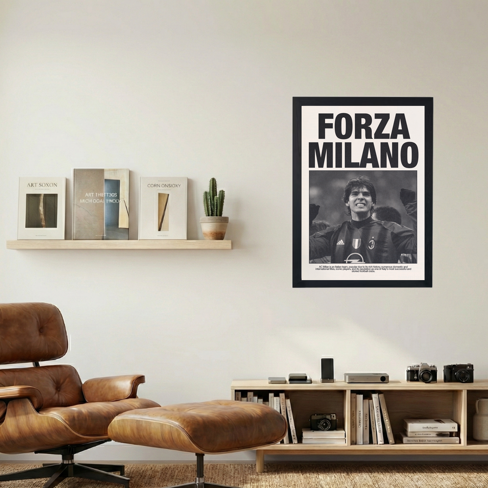 Forza Milano x Kaka Poster - Mockup 1