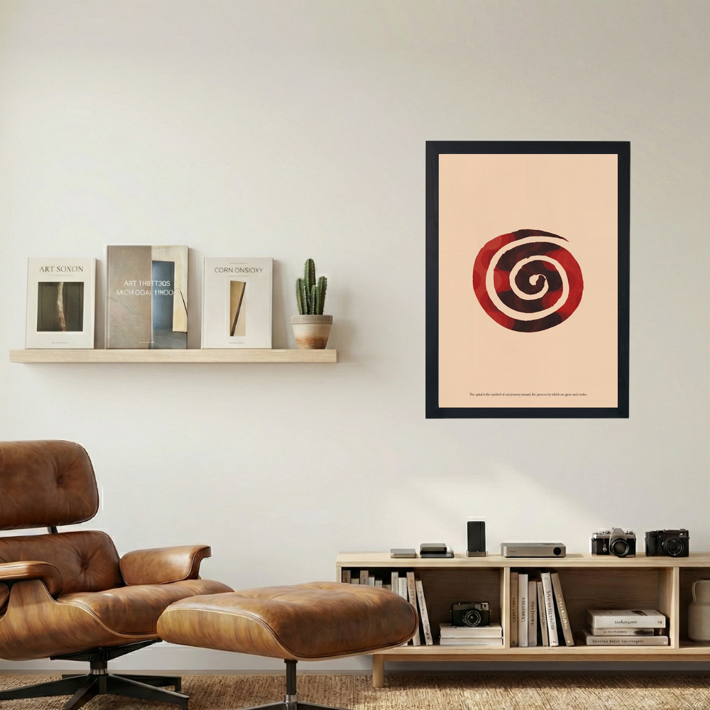 The Spiral Poster - Mockup 1