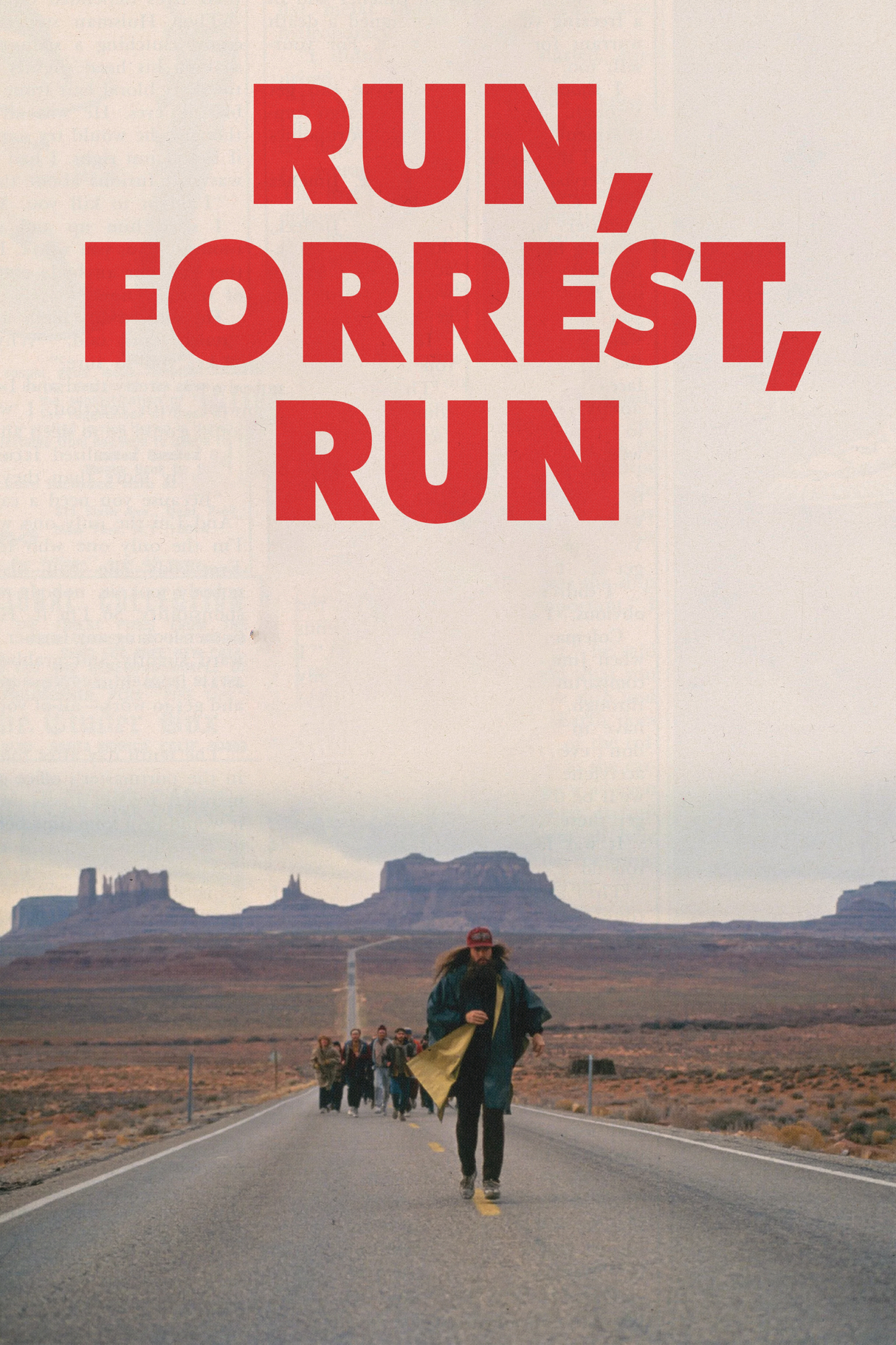 'Run, Forrest, Run' Poster