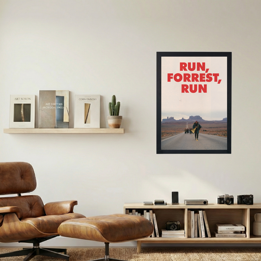 'Run, Forrest, Run' Poster - Mockup 1