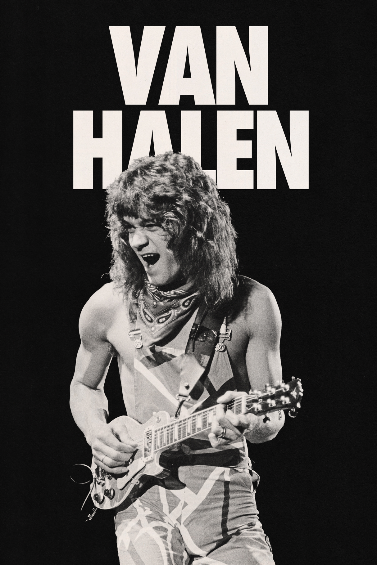 Van Halen B&W Poster
