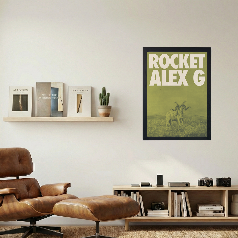 Alex G 'Rocket' Poster - Mockup 1